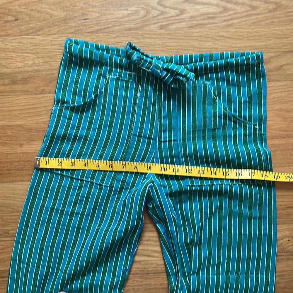 Emerald Striped Women's Joggers - Picture 6 of 12